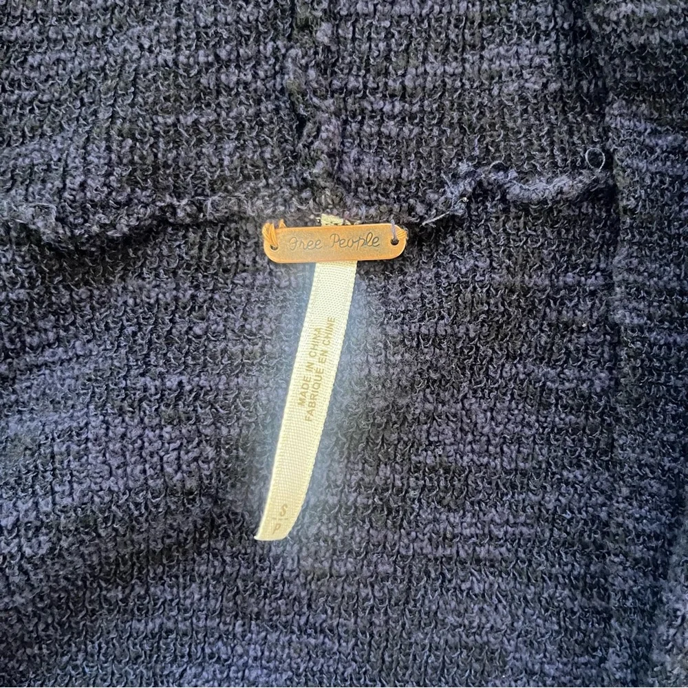 Free People For Keeps Cardi Navy